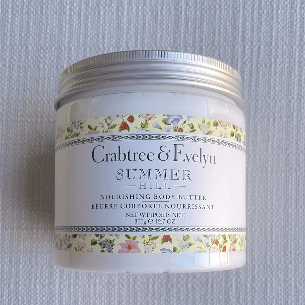 Crabtree & Evelyn SUMMER HILL Nourishing Body Butter 12.7 oz